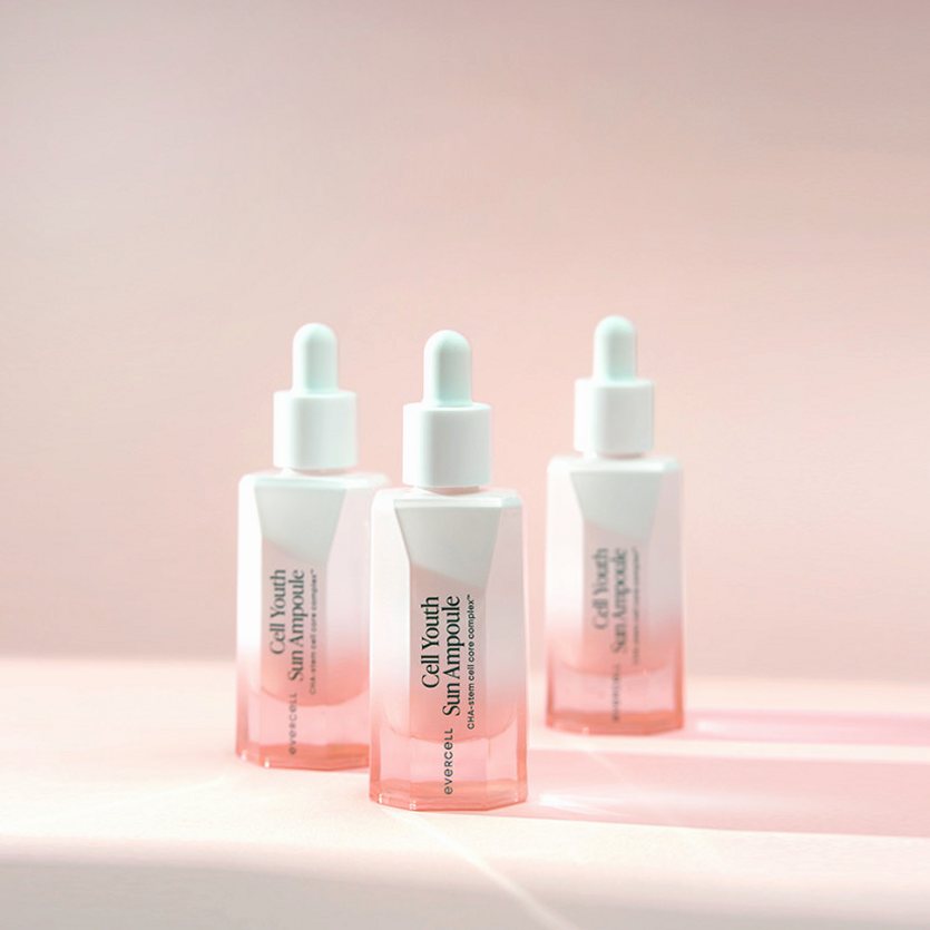 에버셀 셀 유스 선앰플 30ml 안티에이징 수분 선크림 미백 주름개선 자외선차단제