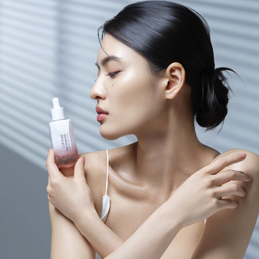 에버셀 셀 유스 선앰플 30ml 안티에이징 수분 선크림 미백 주름개선 자외선차단제