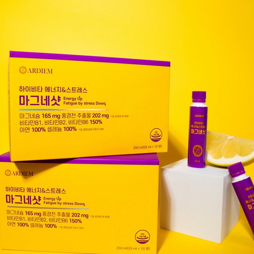 아르디엠 하이비타 에너지&스트레스 마그네샷 250ml 10개입, 1개