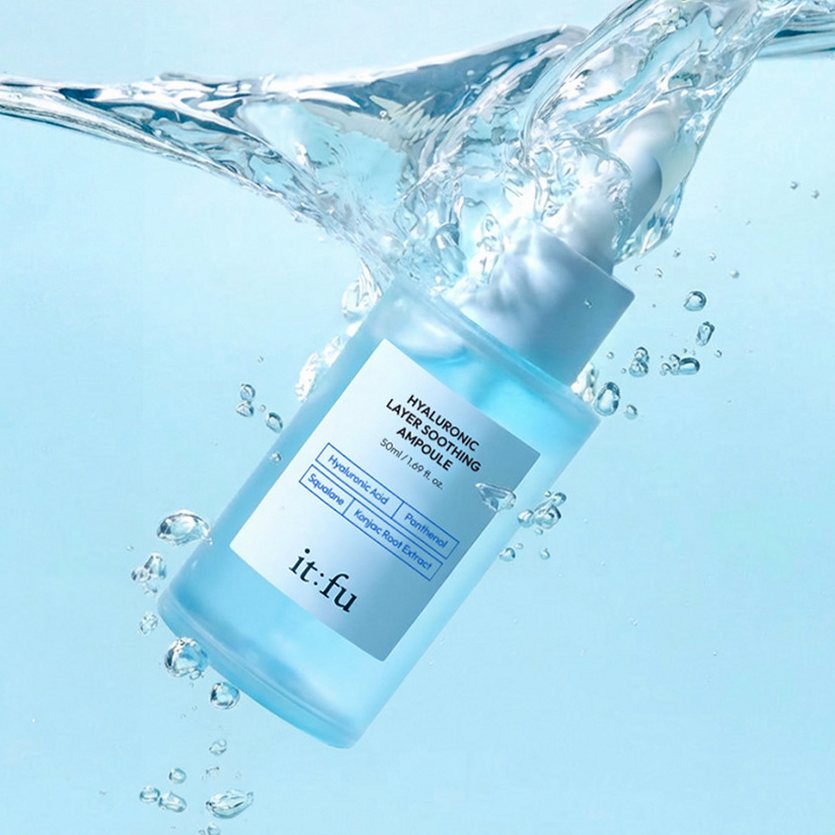 [저분자 히알루론산 PDRN] 곤약 수분 앰플 수딩 속건조 보습 판테놀 스쿠알란 50ml, 1개