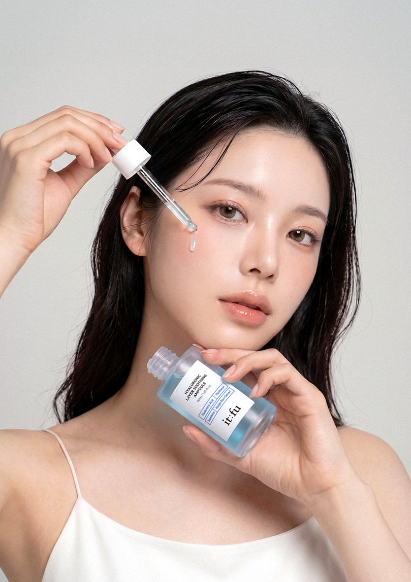 [저분자 히알루론산 PDRN] 곤약 수분 앰플 수딩 속건조 보습 판테놀 스쿠알란 50ml 2개