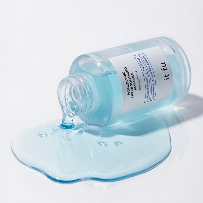 [저분자 히알루론산 PDRN] 곤약 수분 앰플 수딩 속건조 보습 판테놀 스쿠알란 50ml 2개